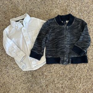 9 Month Boy shirt and jacket